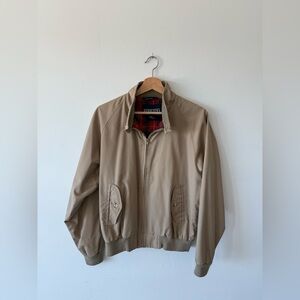 Lands End Beige Barracuda Jacket - Vintage